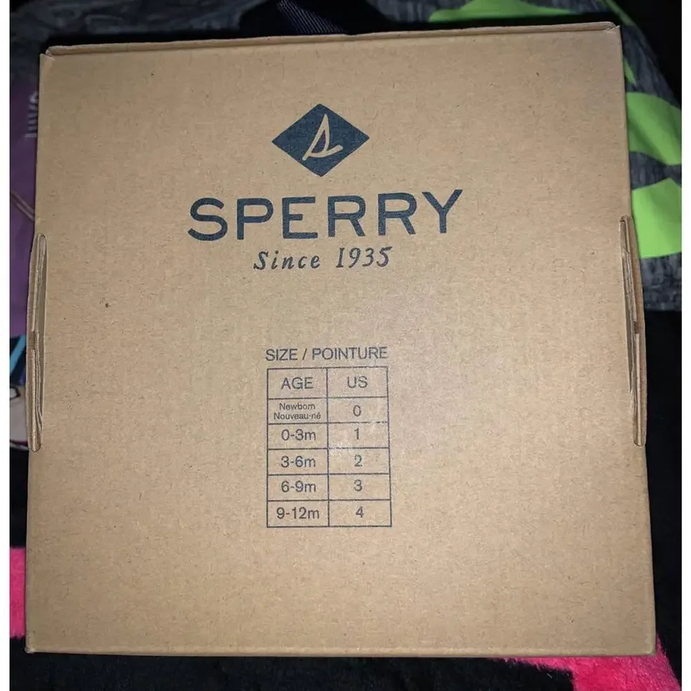NWT! Sperry Intrepid Crib Shoes Size 3 M